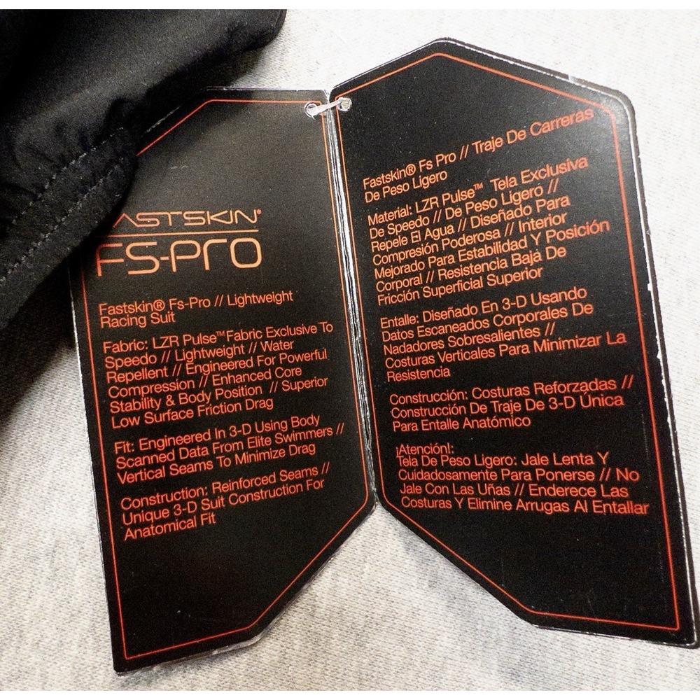 NWT Speedo Fastskin FS-Pro Racing Suit Womens 32 Swimming Competition - Picture 5 of 10